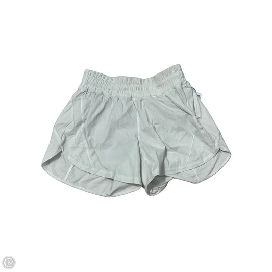 Athletic Shorts By Lululemon In White, Size: S