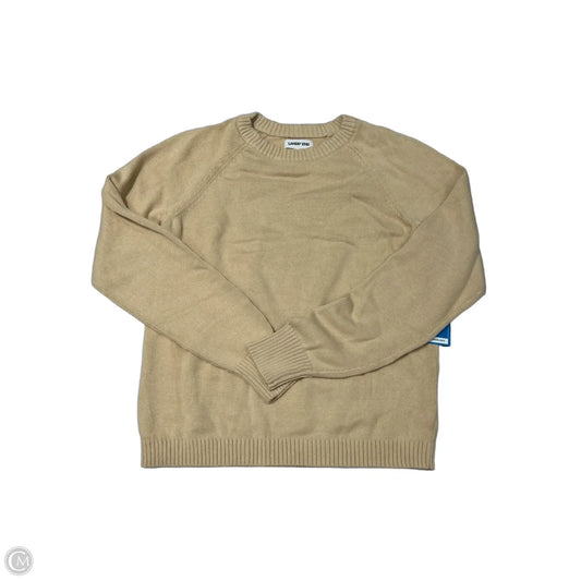 New! Sweater By Lands End In Tan, Size: S