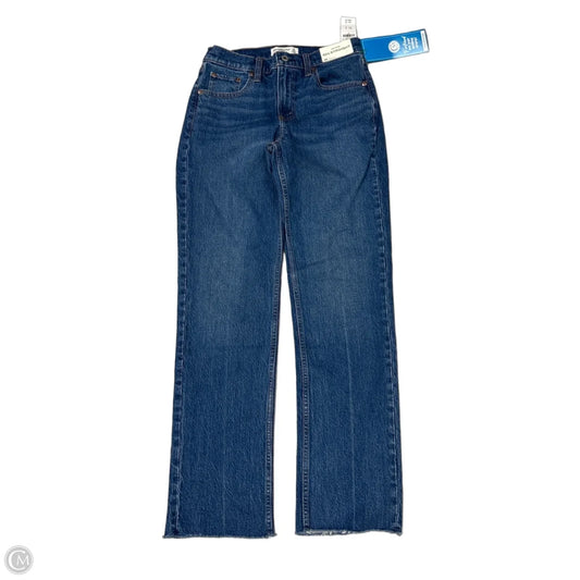 New! Jeans Straight By Abercrombie And Fitch In Blue, Size: 2