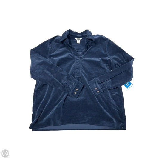 Top Long Sleeve By Duluth Trading In Navy, Size: Xxl