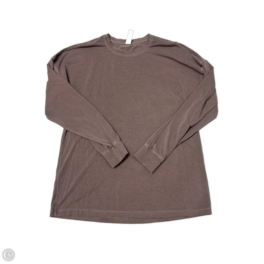 Lululemon Long Sleeve Crewneck Athletic Top in Bronze, Size S