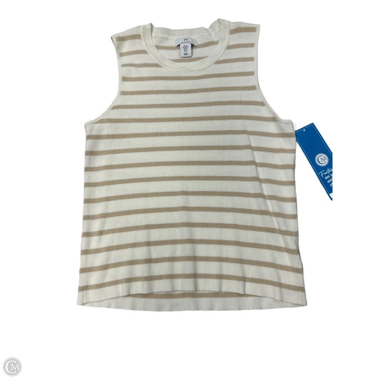 Top Short Sleeve Designer By Halston In Brown, Size: Xl