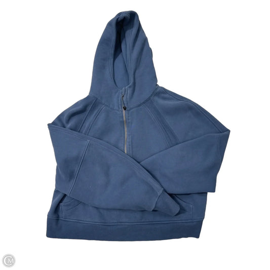 Athletic Jacket By Lululemon In Blue, Size: M