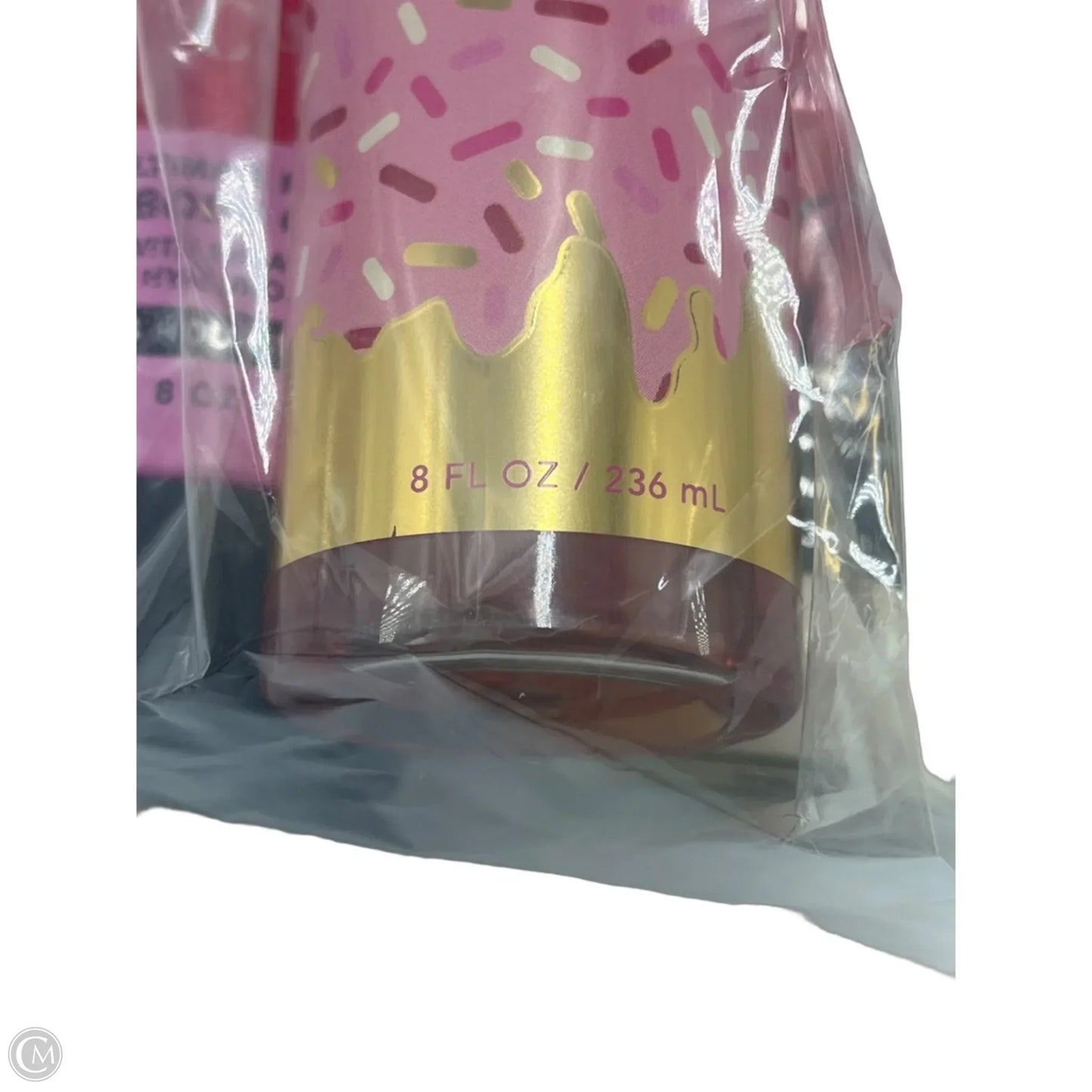 Bath and Body Works Strawberry Pound Cake 3pc. Designer Set