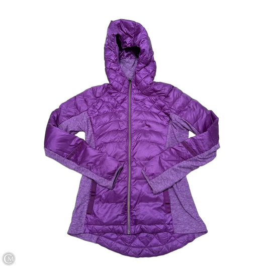 Jacket Puffer & Quilted By Lululemon In Purple, Size: 10