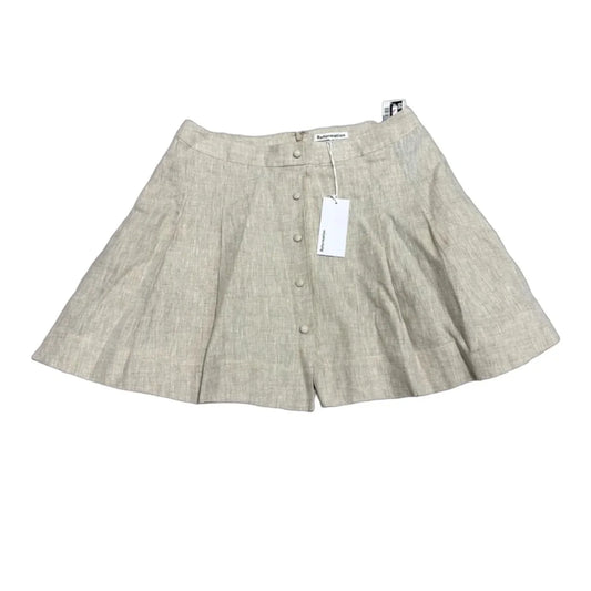 New! Skirt Mini & Short By Reformation In Cream, Size: 8