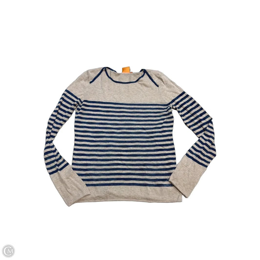 Sweater Designer By Tory Burch In Blue & Brown, Size: M
