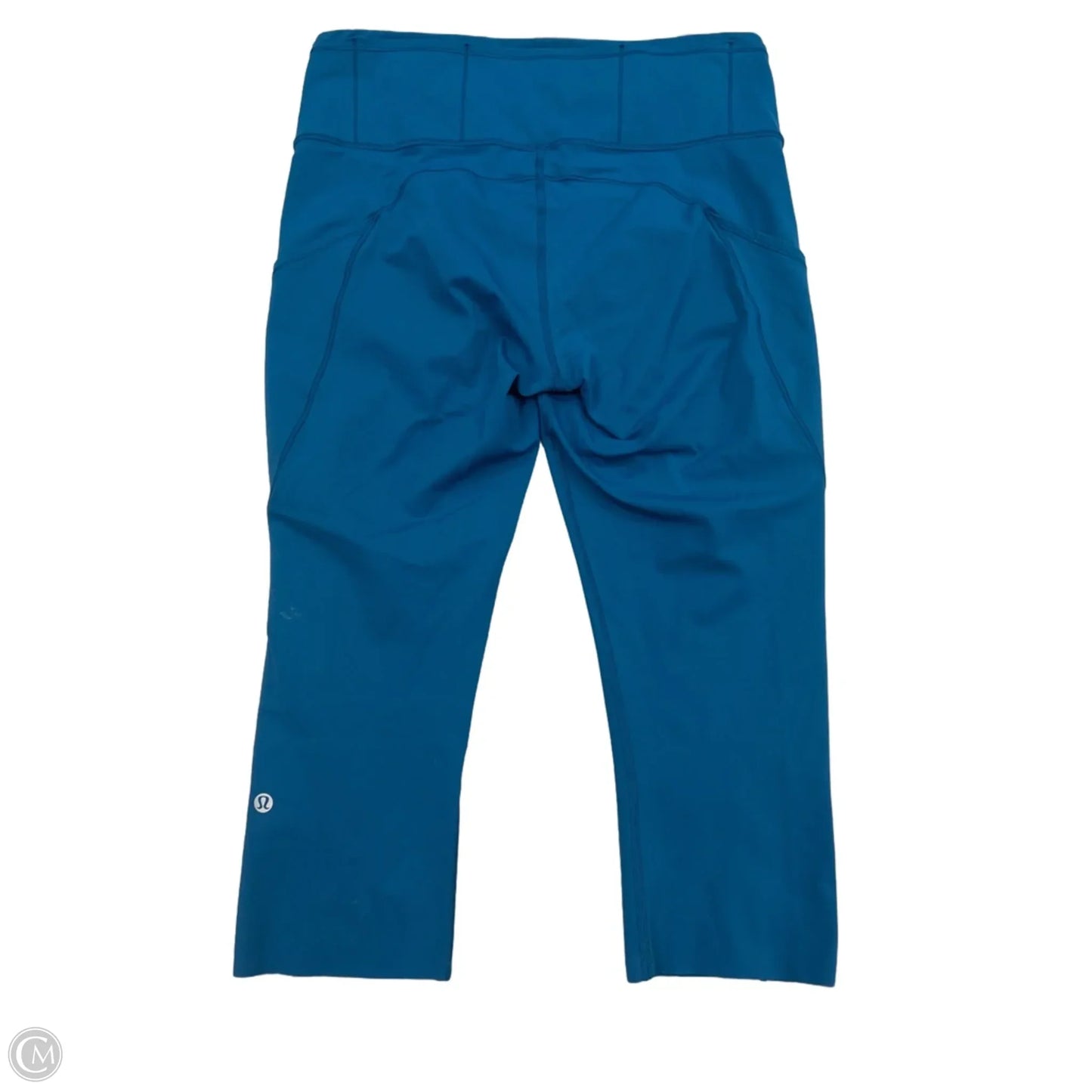 Athletic Capris By Lululemon In Blue, Size: 10