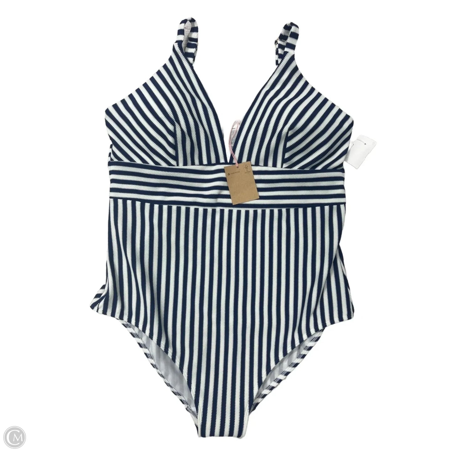 Swimsuit By Boden In Striped Pattern, Size: Xl