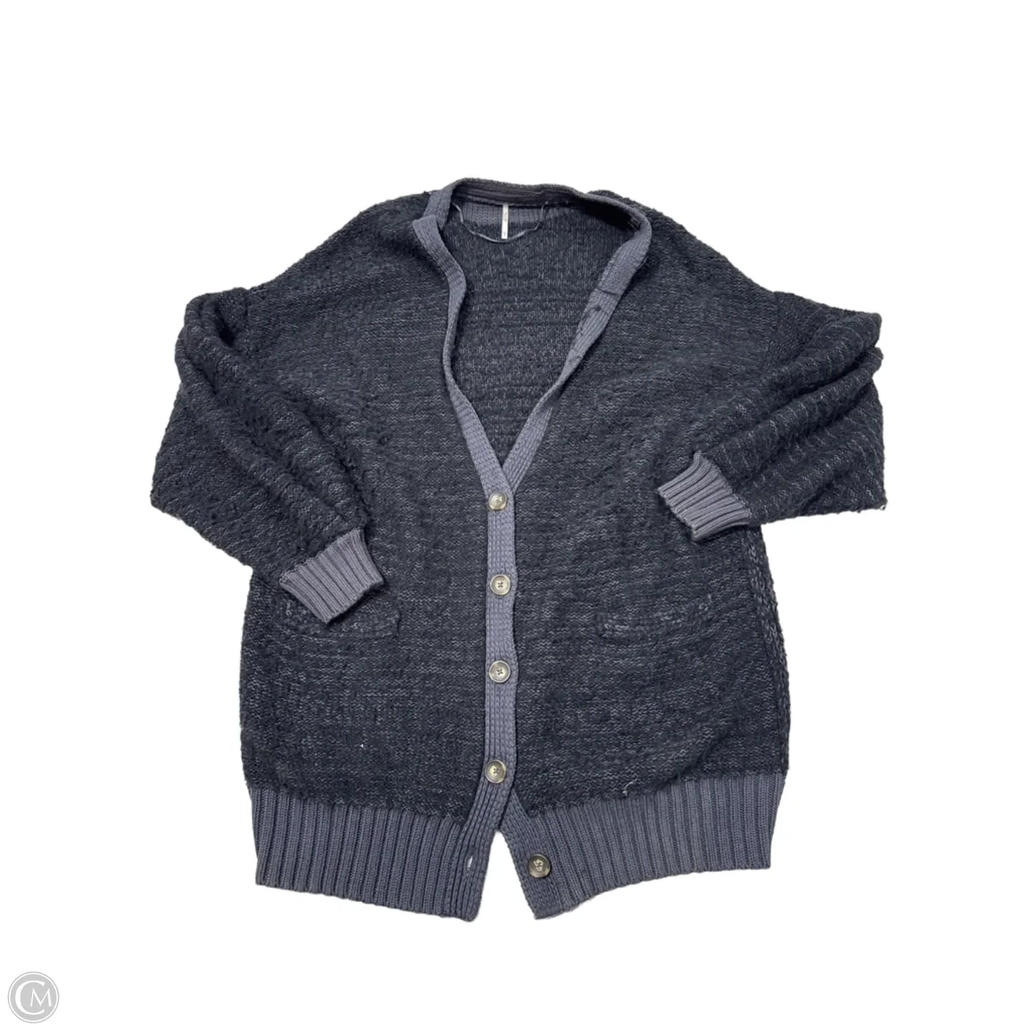 Sweater Cardigan By Free People In Black, Size: Xs