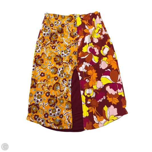 Skirt Midi By Maeve In Multi-colored, Size: Xl