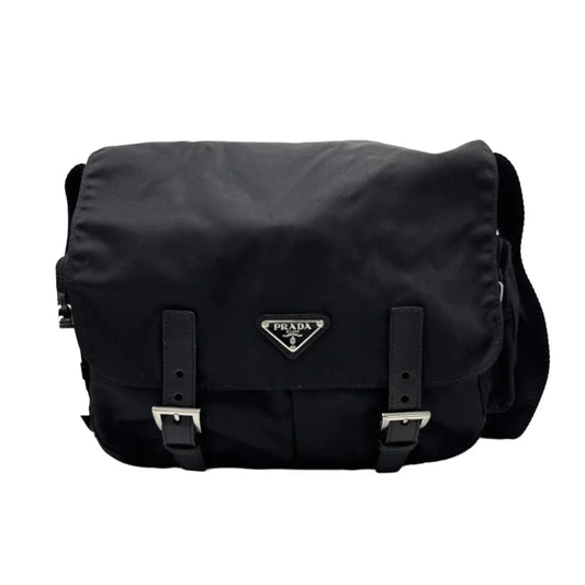 Prada Nylon Messenger Luxury Handbag / Crossbody
