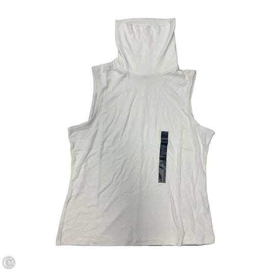 Top Sleeveless By Banana Republic In Cream, Size: Xl