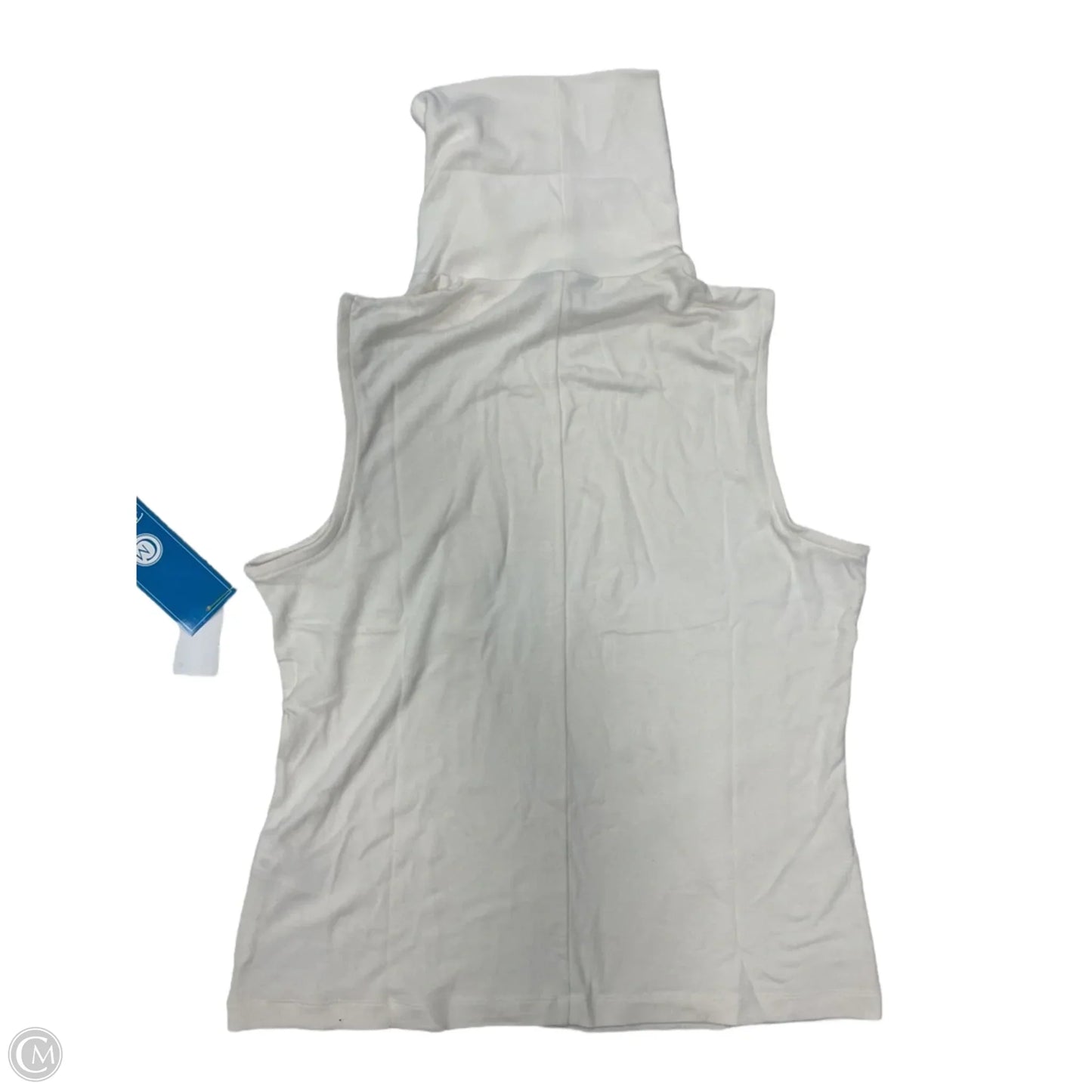 Top Sleeveless By Banana Republic In Cream, Size: Xl