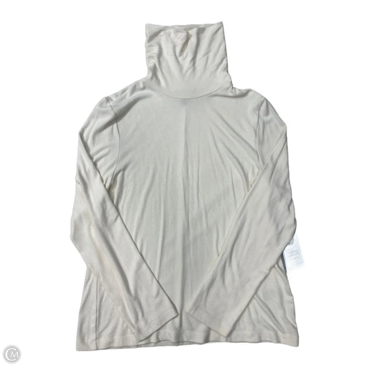 Top Long Sleeve Basic By Banana Republic In Cream, Size: Xl