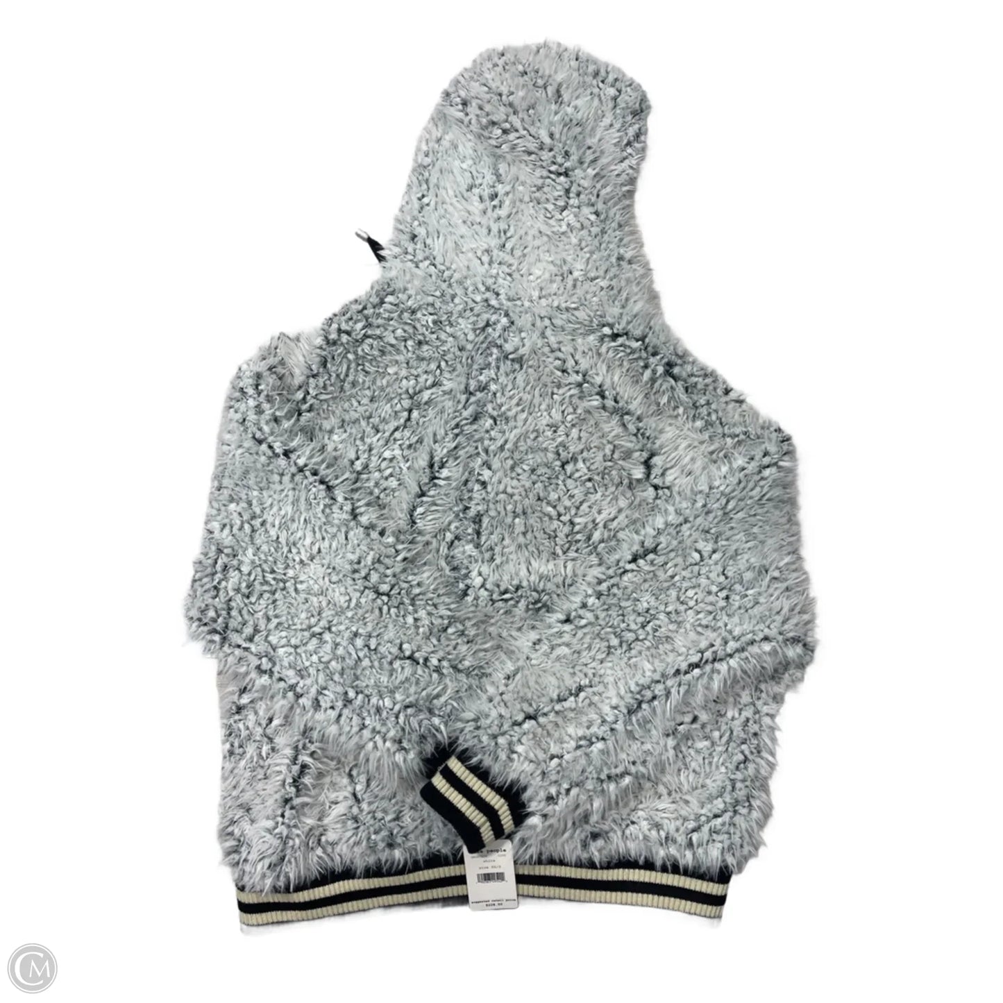 New! Jacket Faux Fur & Sherpa By Free People In Grey, Size: Xs