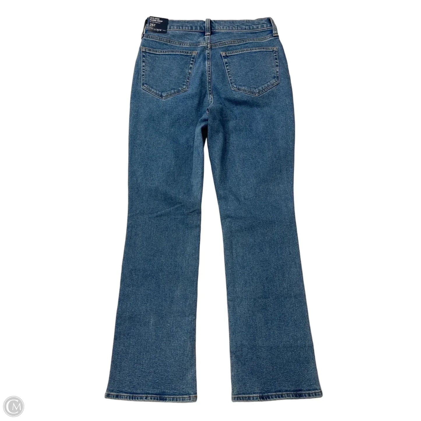 Jeans Flared By J. Crew In Blue Denim, Size: 2