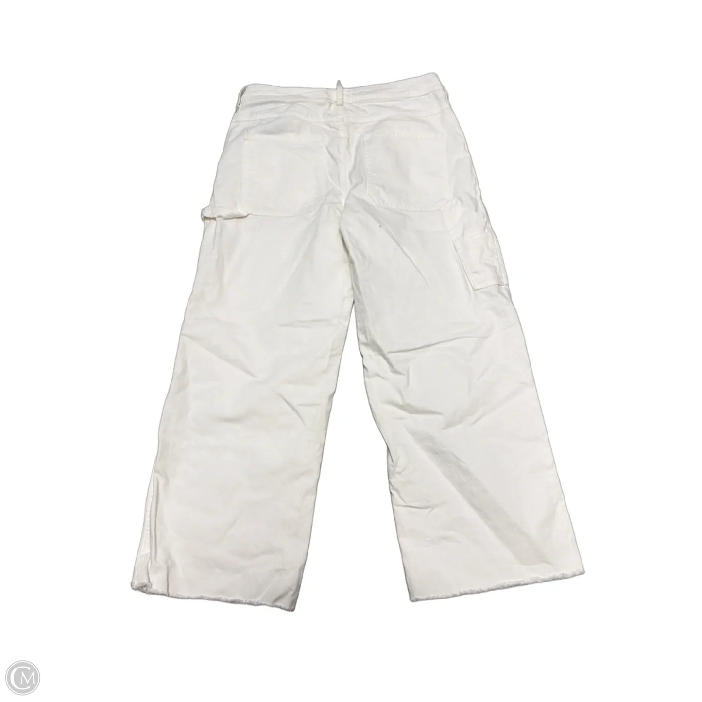 Jeans Boyfriend By Free People In White Denim, Size: 10