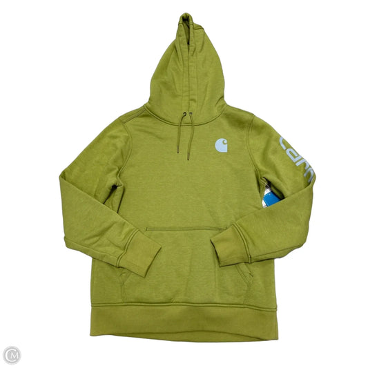 New! Sweatshirt Hoodie By Carhartt In Green, Size: M