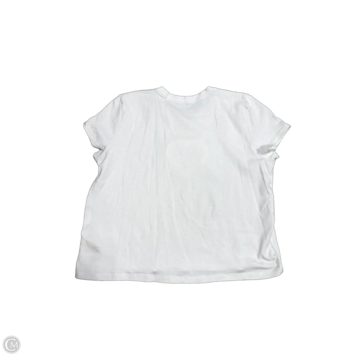 Top Short Sleeve By Maeve In White, Size: Xl