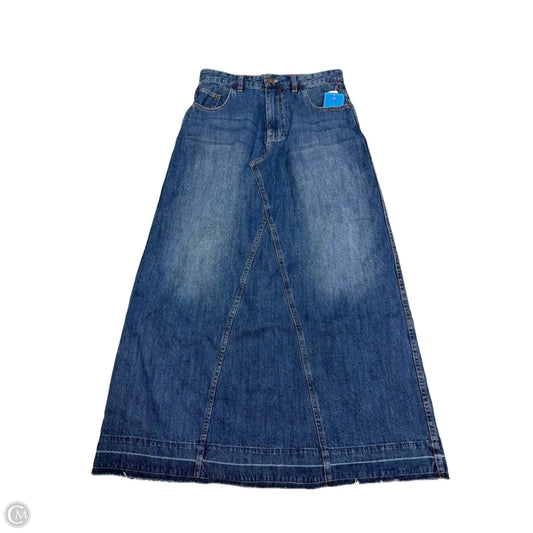 Skirt Maxi By Sundance In Blue Denim, Size: S