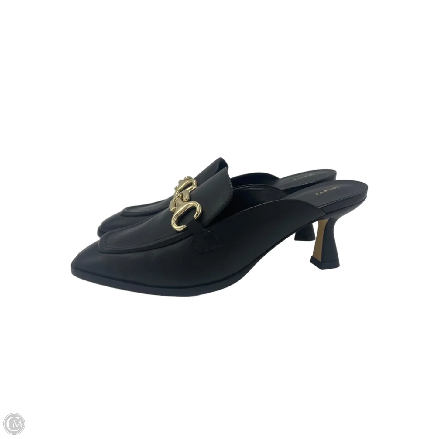 Shoes Heels Kitten By Maeve In Black, Size: 7