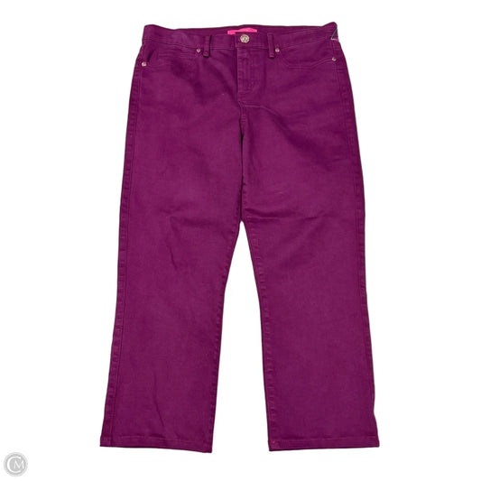 Lilly Pulitzer Purple Designer Pants Size 12