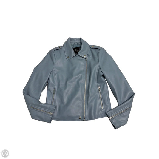 Jacket Moto By Bagatelle In Blue, Size: S