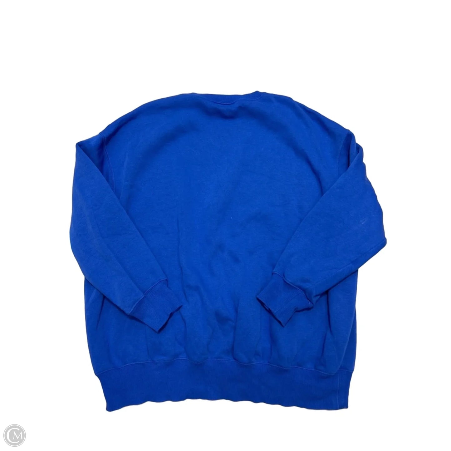 Sweatshirt Crewneck By Nike Apparel In Blue, Size: Xl