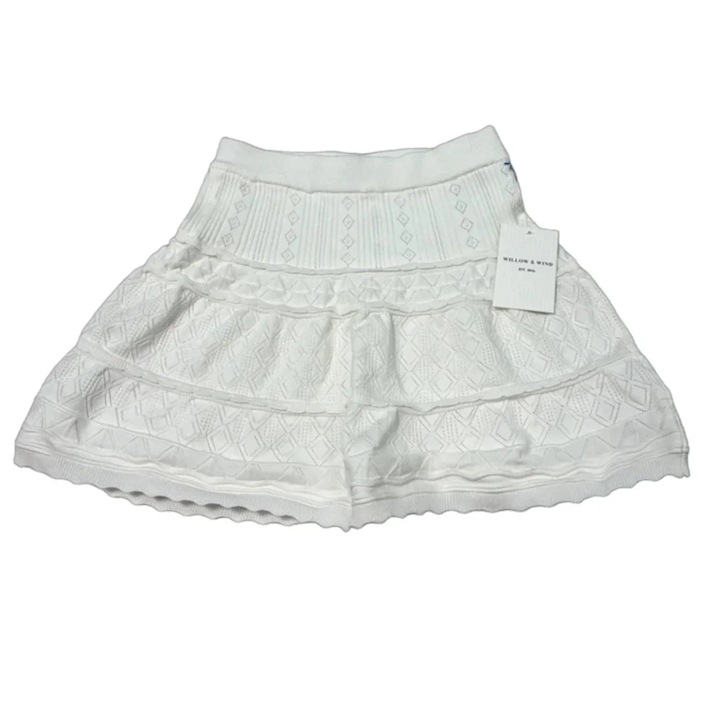 New! Skirt Mini & Short By Willow & Wind In White, Size: M