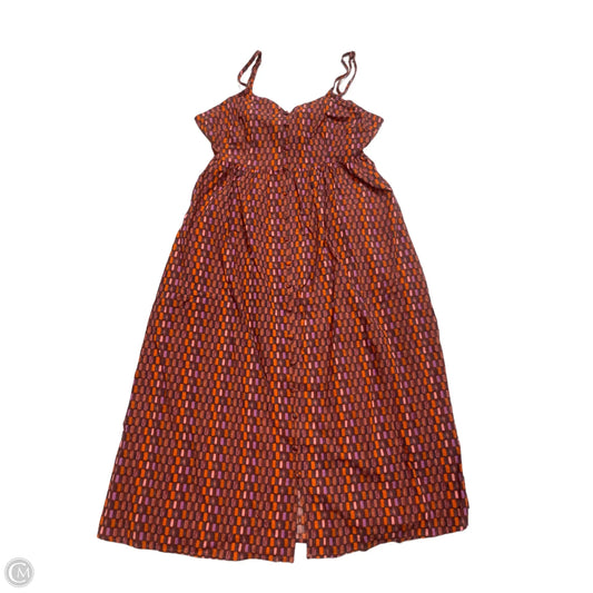 Dress Casual Midi By Universal Thread In Print, Size: S
