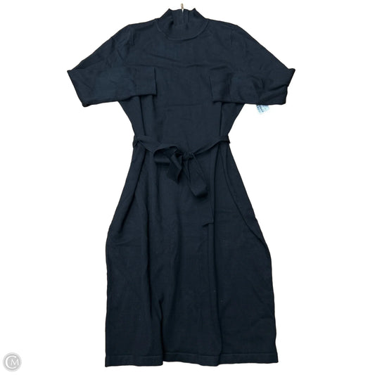 Dress Sweater By Calvin Klein In Black, Size: M