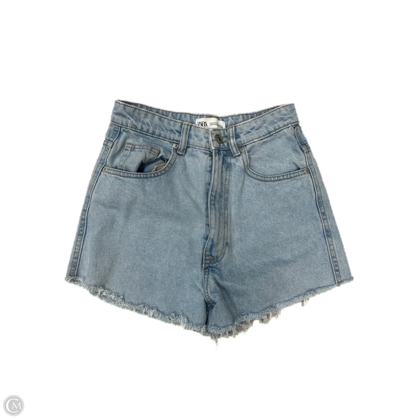 Shorts By Zara In Blue Denim, Size: 2