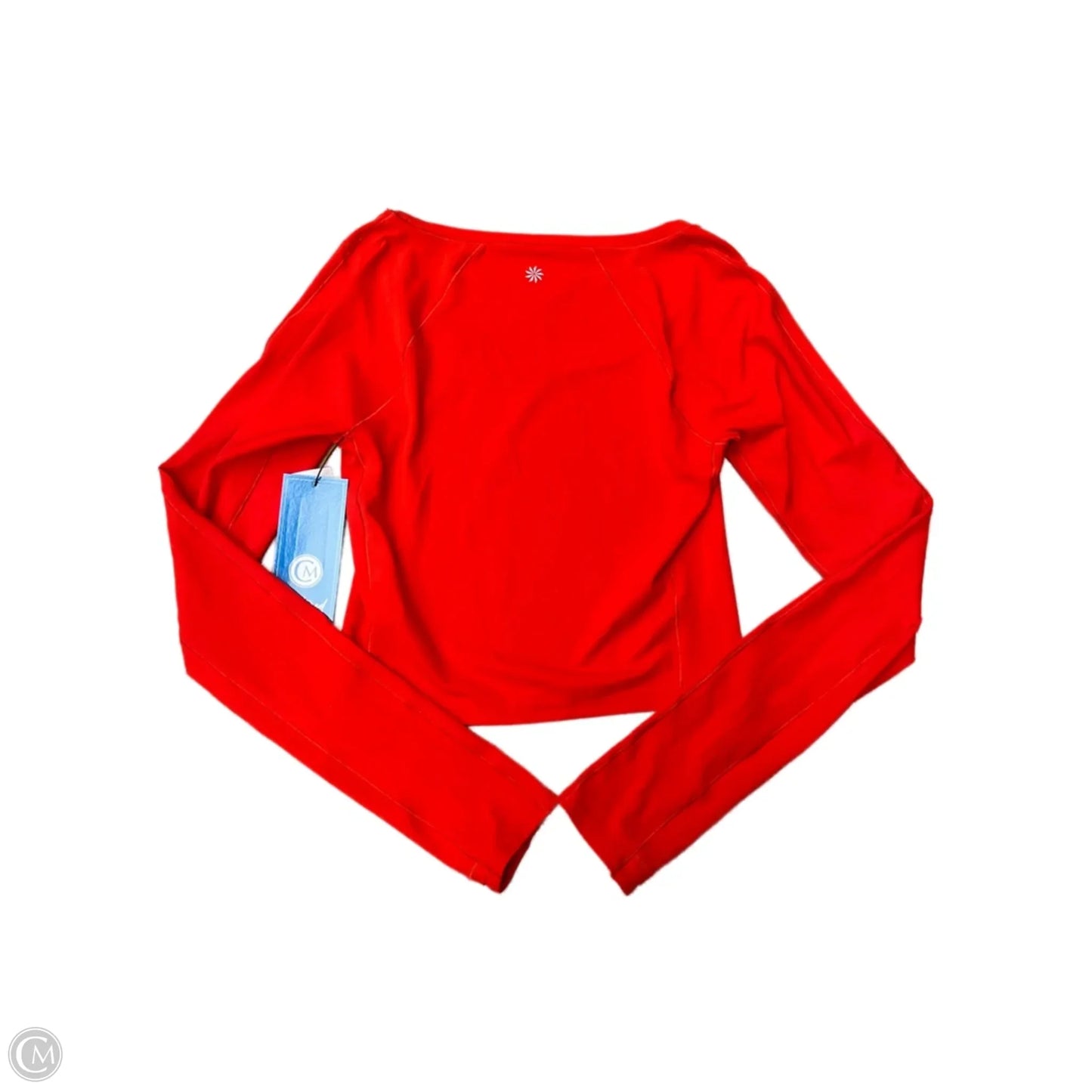 Athletic Top Long Sleeve Collar By Athleta In Red, Size: Xs