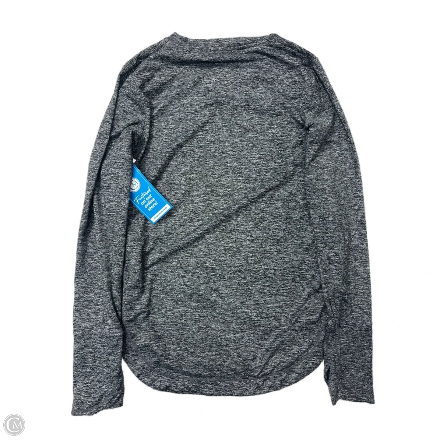 Athletic Top Long Sleeve Collar By Athleta In Grey, Size: Xs