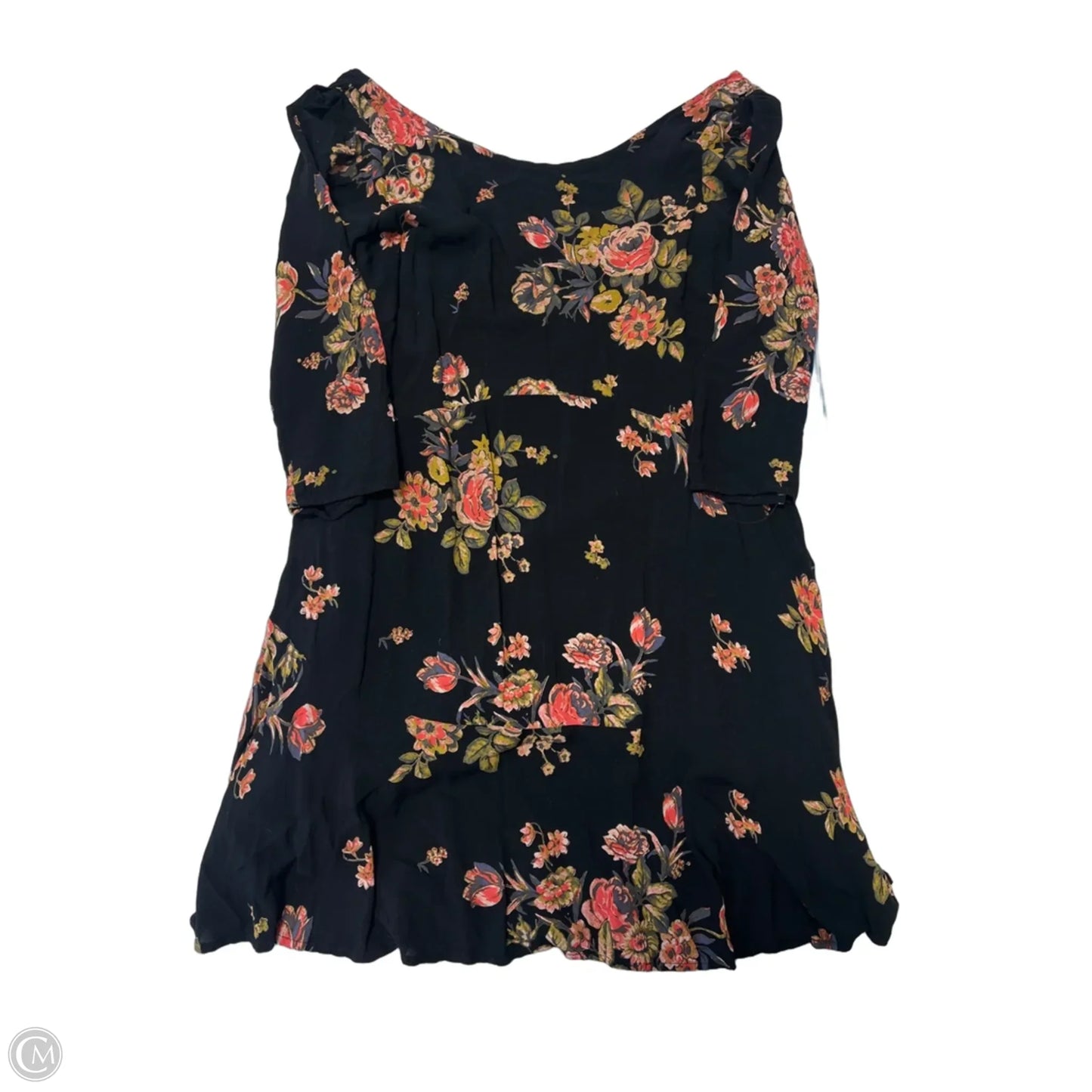 Dress Casual Short By Free People In Black & Red, Size: L