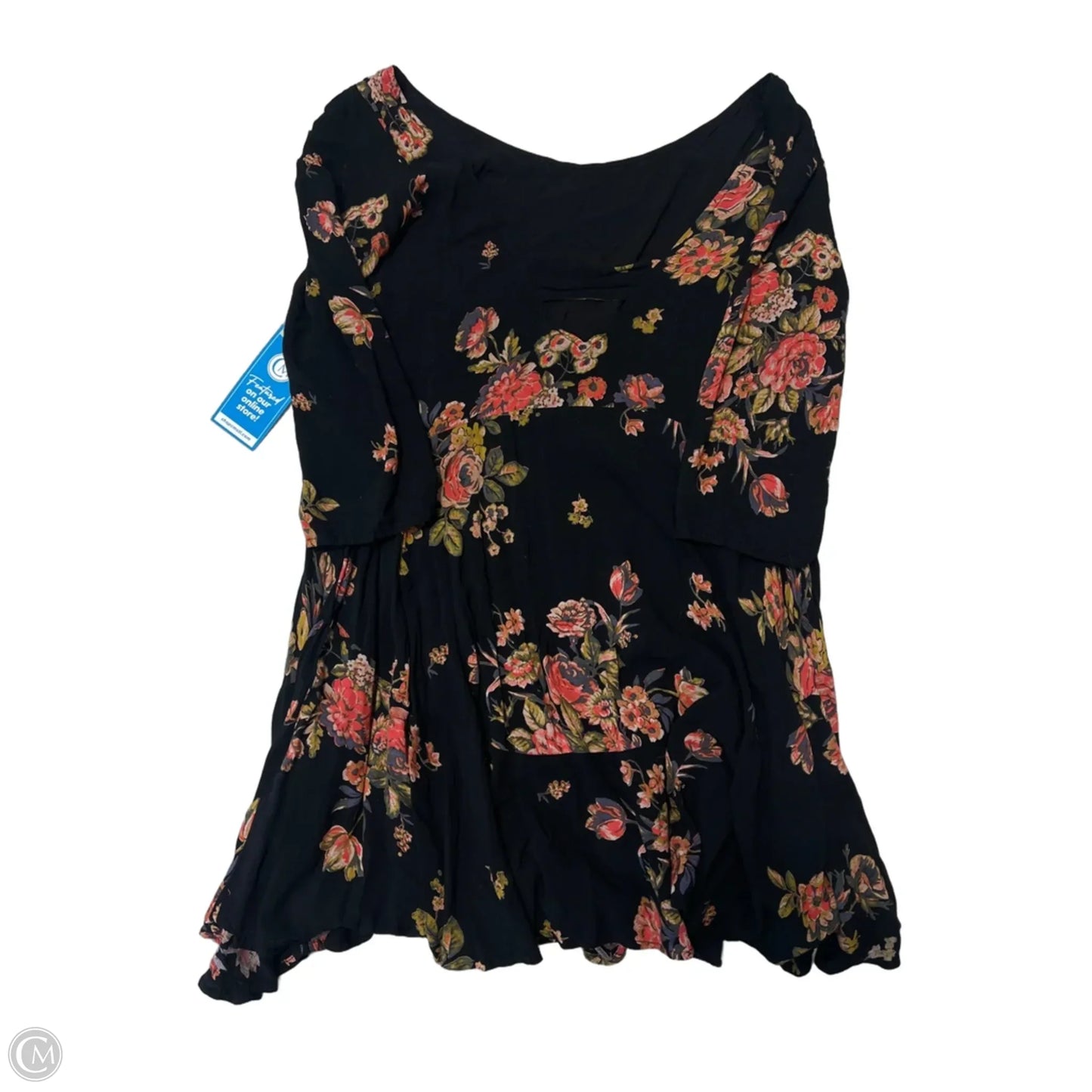 Dress Casual Short By Free People In Black & Red, Size: L
