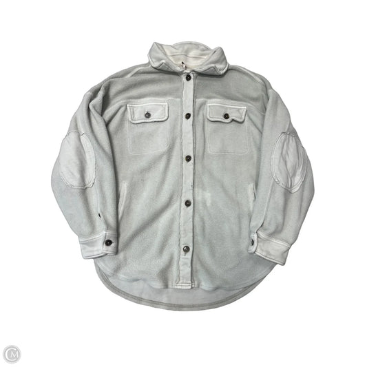 Jacket Fleece By Free People In Grey, Size: M