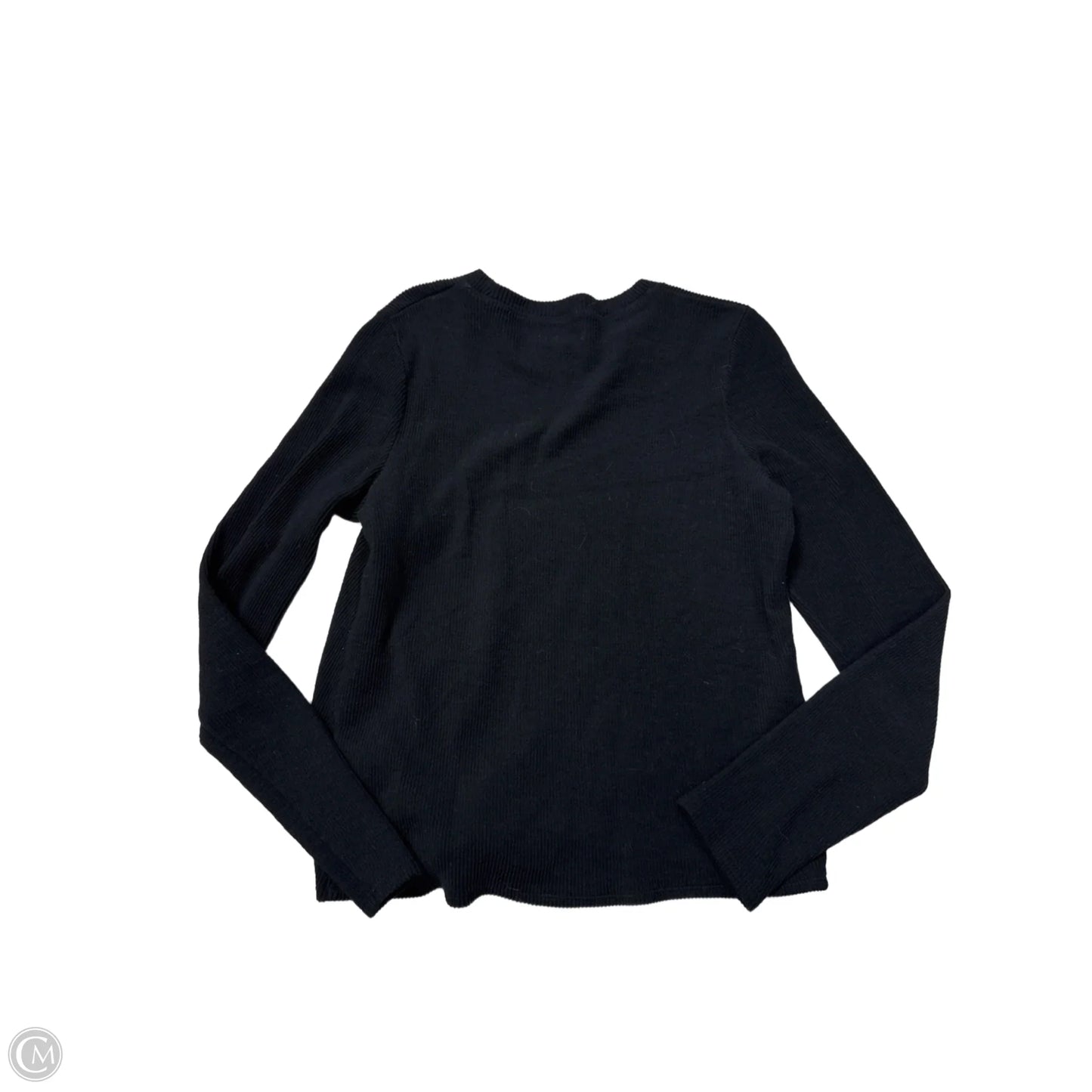 Top Long Sleeve By Madewell In Black, Size: M