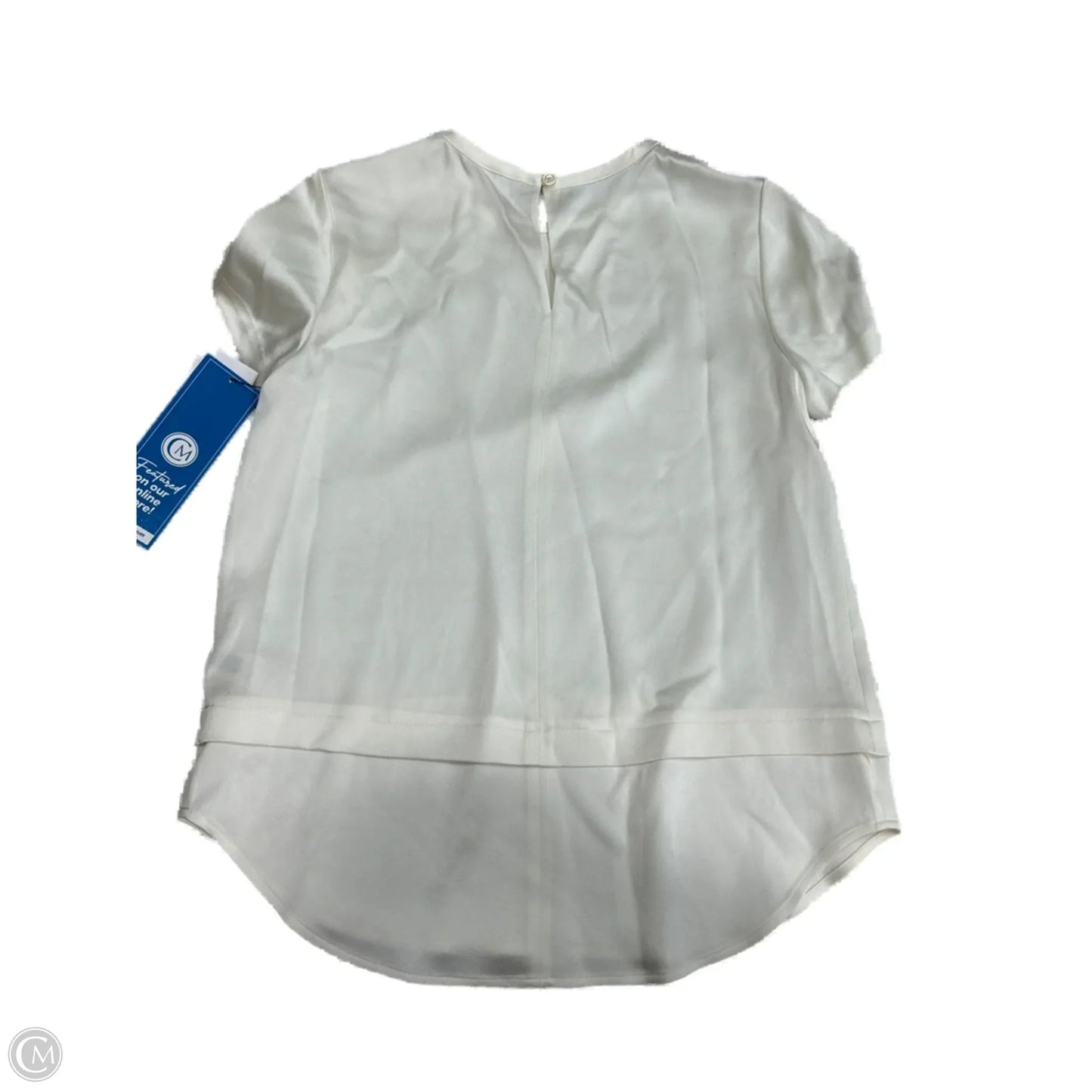 Top Short Sleeve Designer By Kate Spade In Cream, Size: S