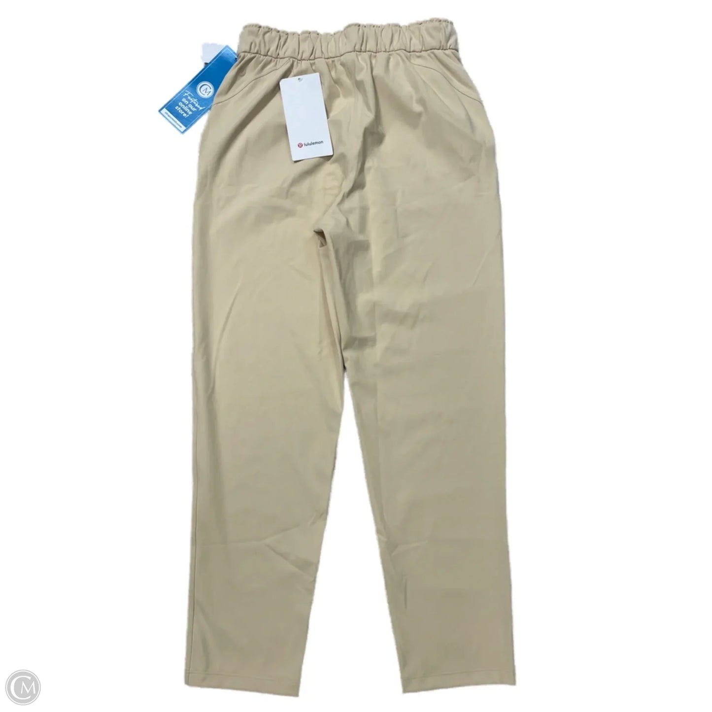 Athletic Pants By Lululemon In Yellow, Size: 6