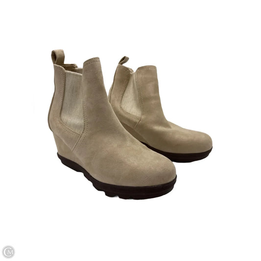 Boots Ankle Flats By Serra In Tan, Size: 9