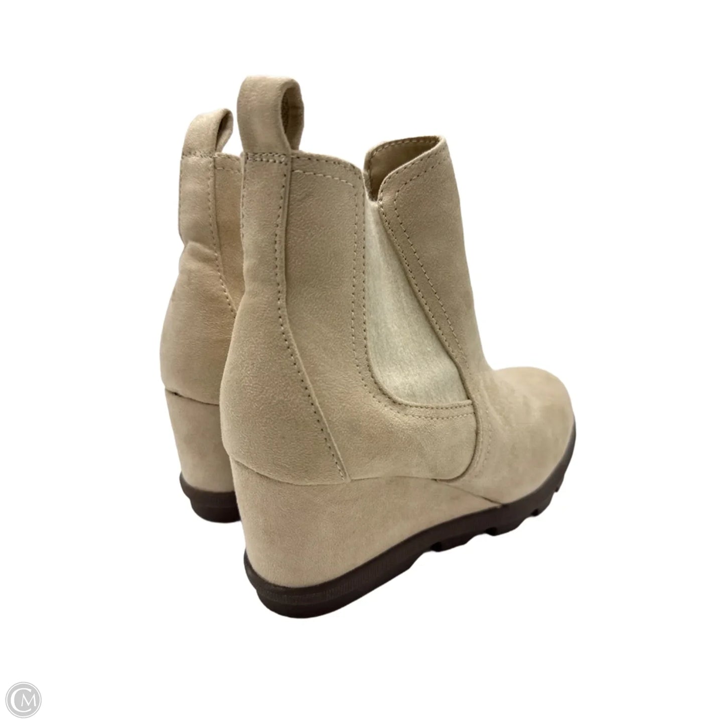 Boots Ankle Flats By Serra In Tan, Size: 9