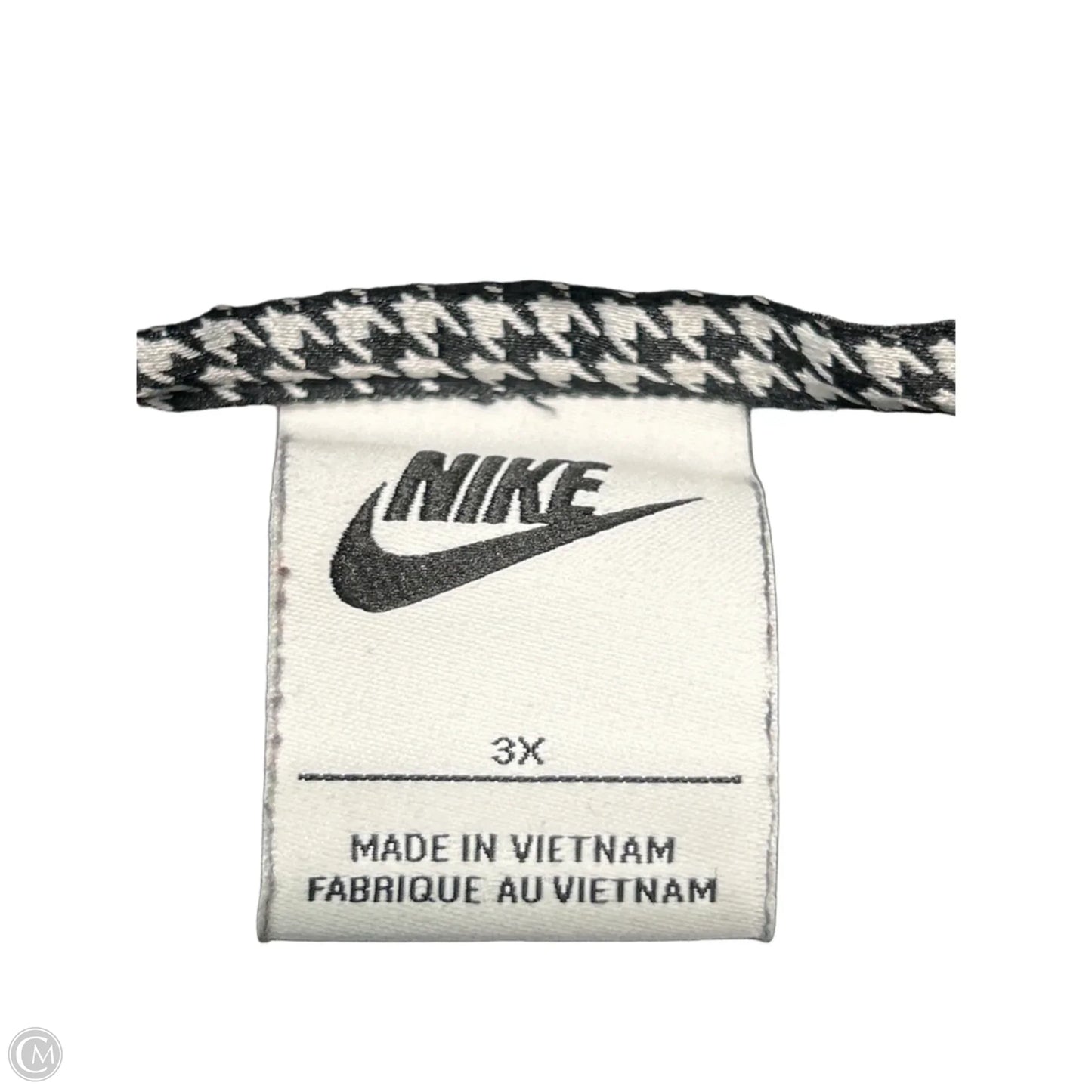 Athletic Sweatshirt Collar By Nike Apparel In Black, Size: 3x