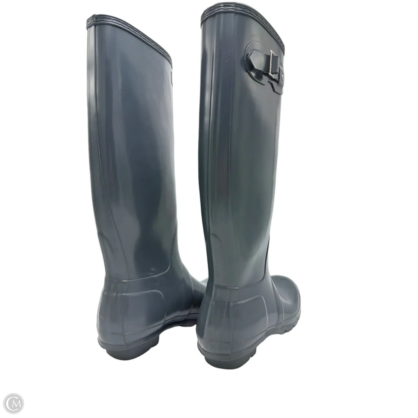 Boots Rain By Hunter In Blue, Size: 8