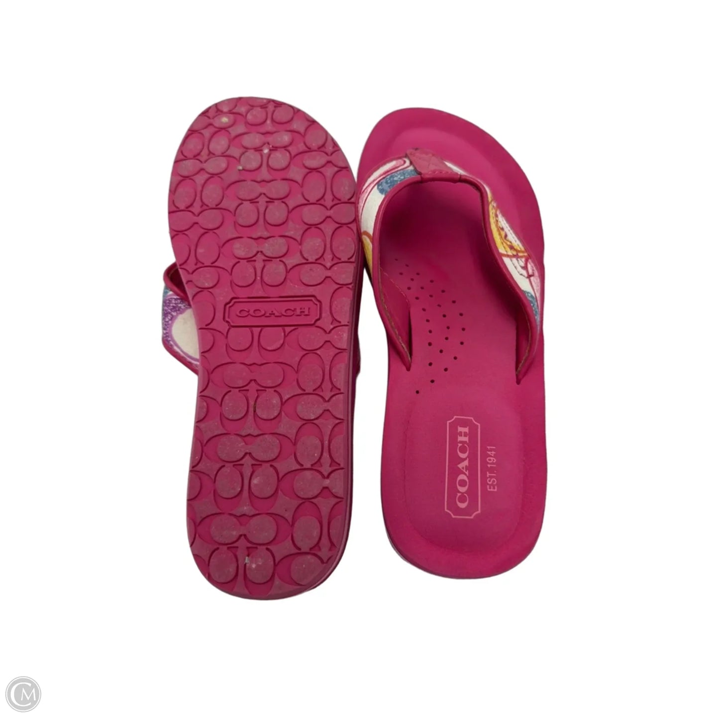 Shoes Designer By Coach In Pink, Size: 5
