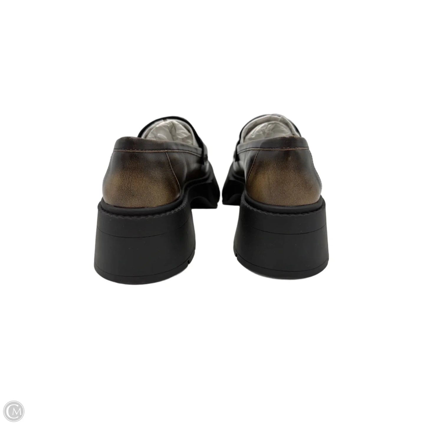 Like New! Leah Platform Loafer By Coach In Brown, Size: 6