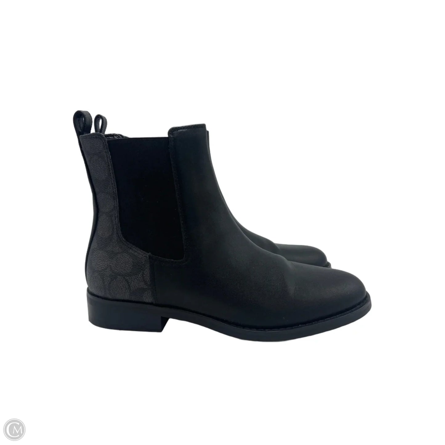 Boots Designer By Coach In Black, Size: 8.5