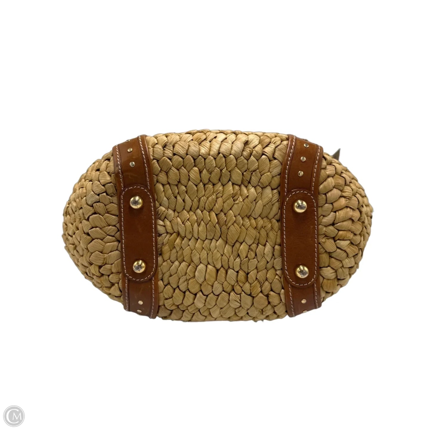 Michael Kors Santorini Raffia Basket Designer Tote