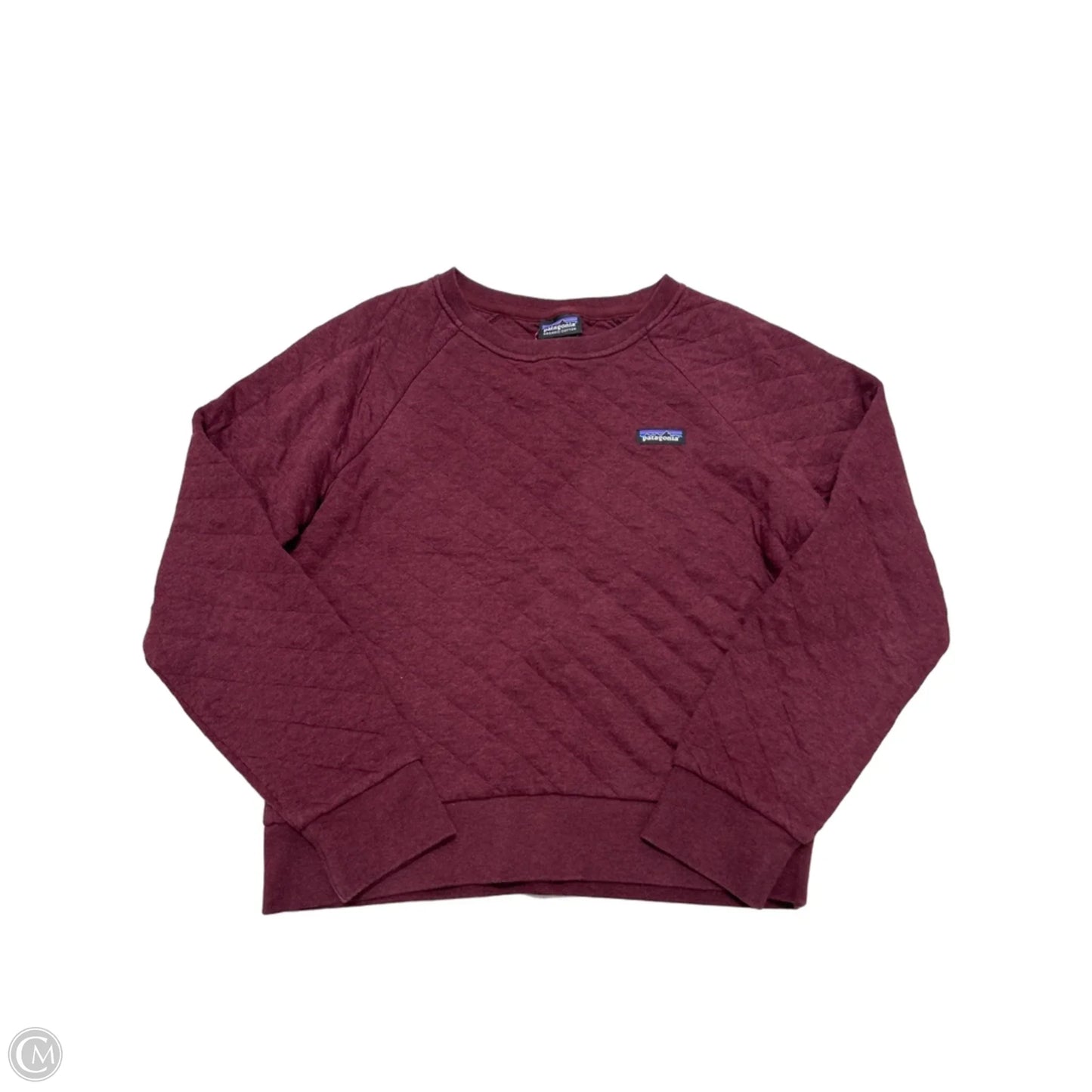 Sweatshirt Crewneck By Patagonia In Maroon, Size: S